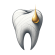 logo dottor Marchisio disegno di dente con goccia di resina